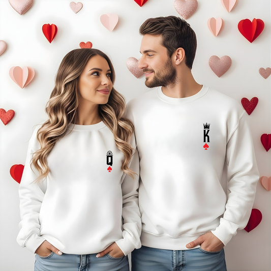 Sweatshirt Personalizada - Casal Q & K