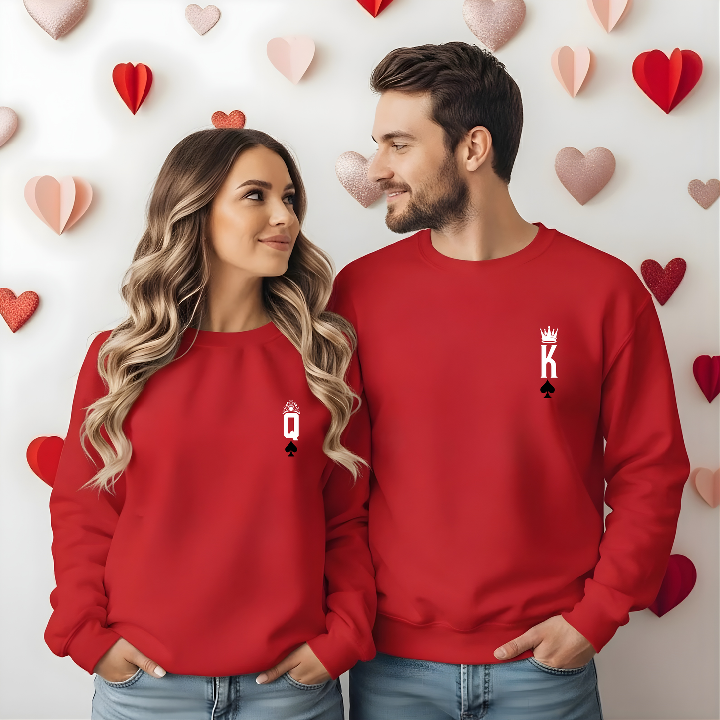 Sweatshirt Personalizada - Casal Q & K