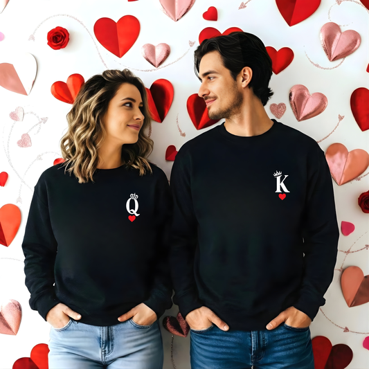 Sweatshirt Personalizada - Casal Q & K