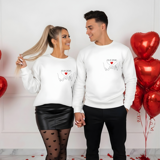 Sweatshirt Personalizada - Casal Data