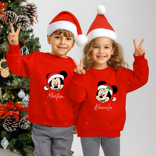 Camisola Personalizada - Mickey/Minnie