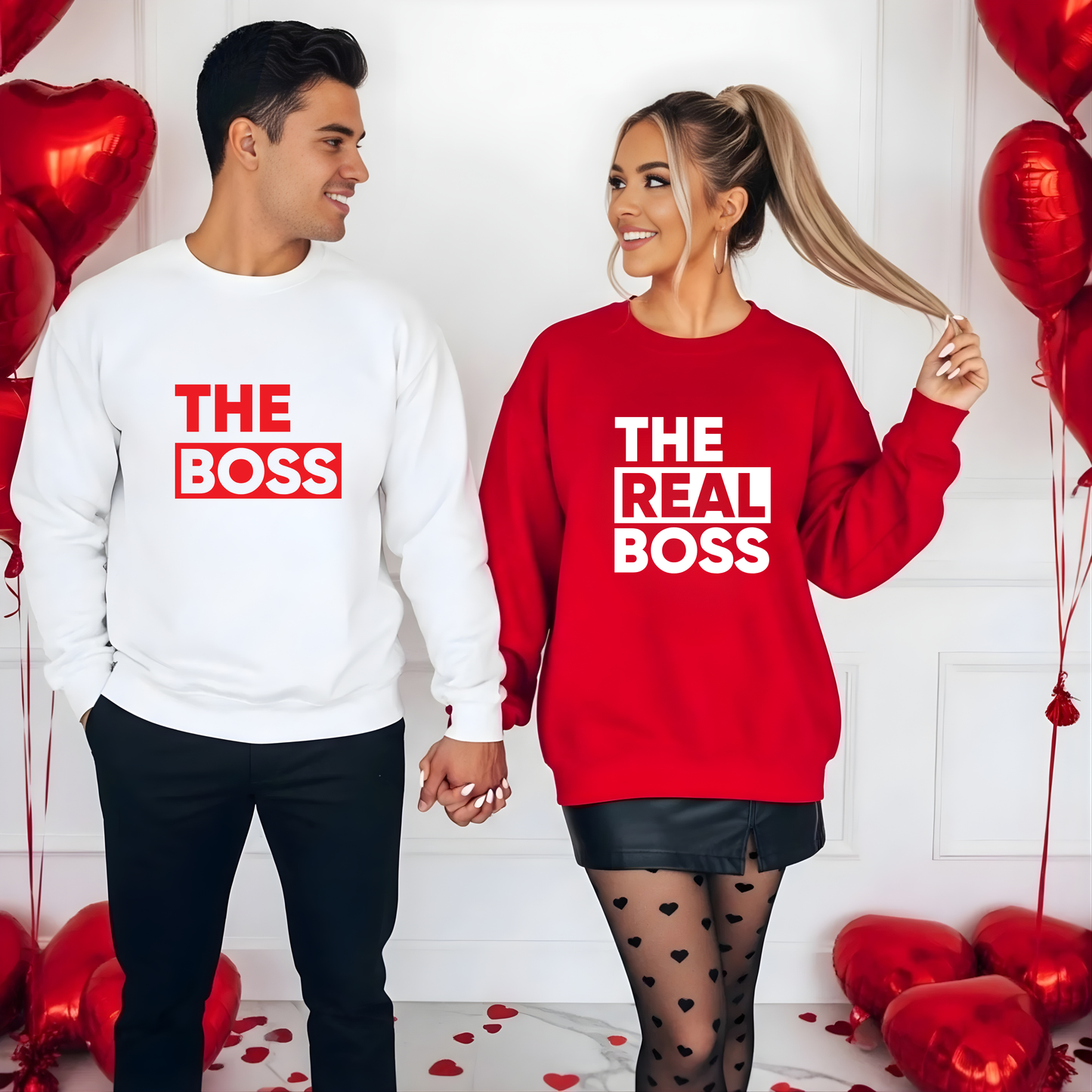 Sweatshirt Personalizada - Casal The Boss