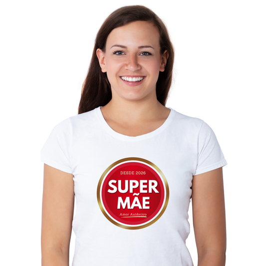 T-shirt Personalizada - Super Mãe