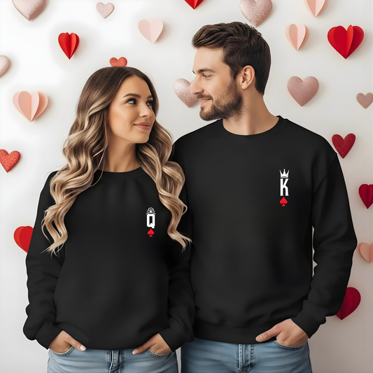 Sweatshirt Personalizada - Casal Q & K