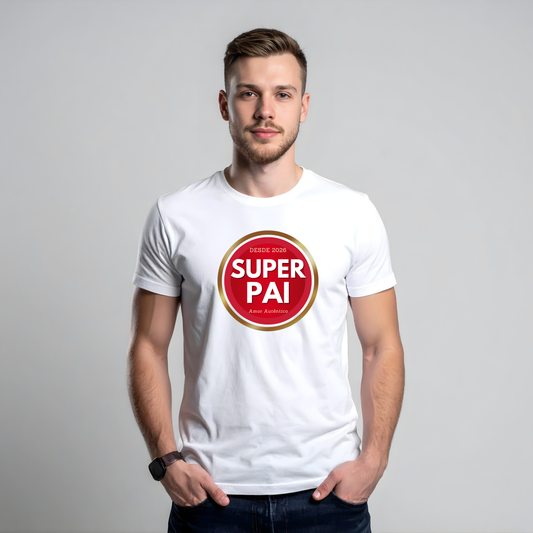 T-shirt Personalizada - Super Pai