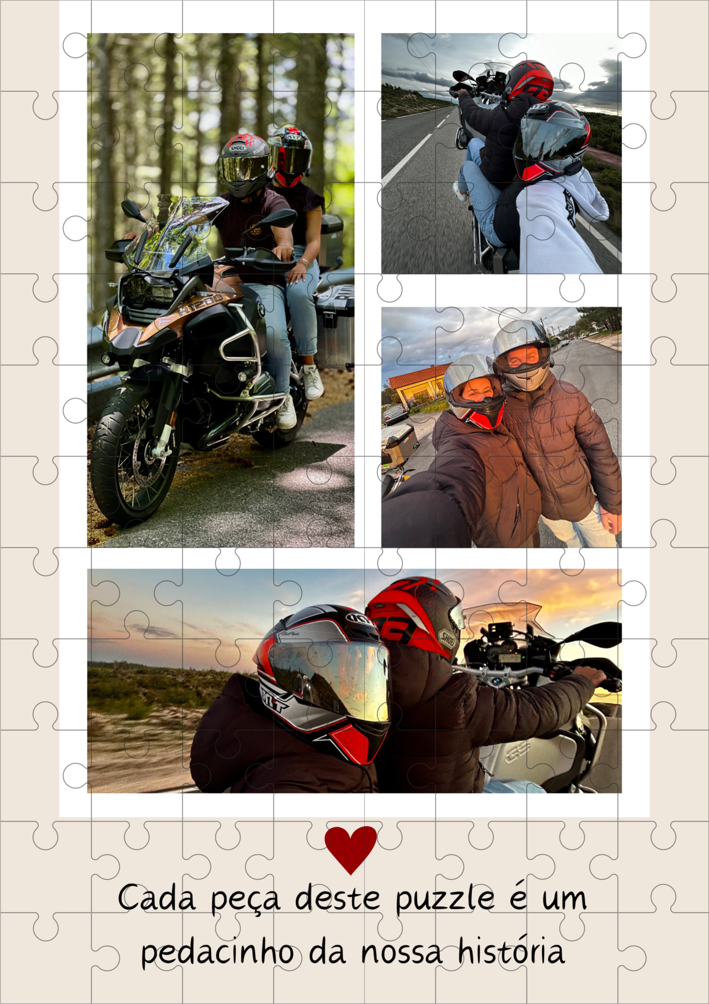 Puzzle Personalizado - Cada peça é um pedacinho da nossa história