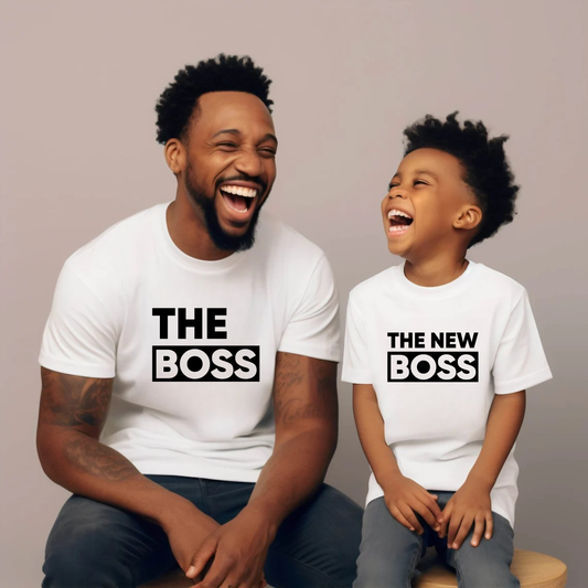 T-shirt Personalizada - The Boss + The New Boss